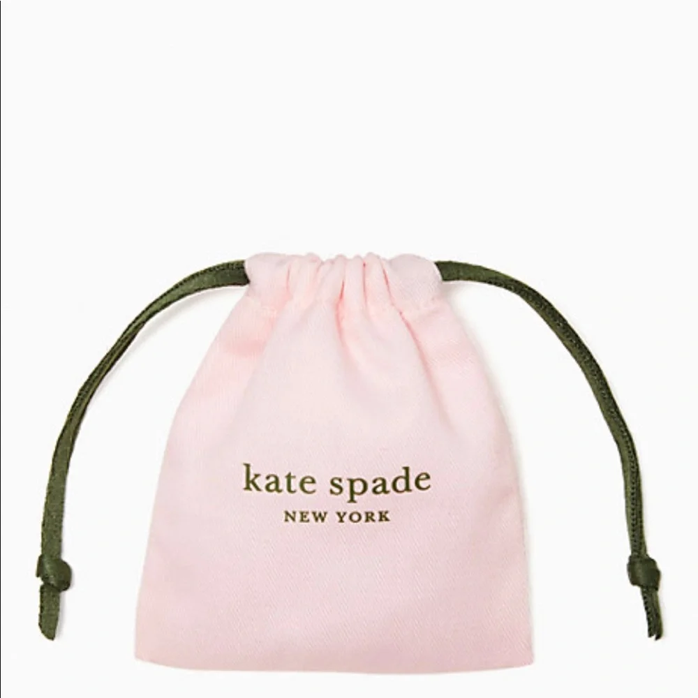 Kate Spade  Enamel Mini Pendant Necklace in Bright Rose - Picture 3 of 6